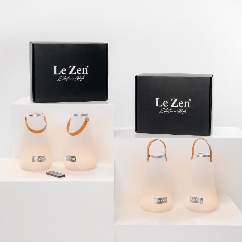 Lampe D'ambiance Le Zen Lux, LED, 4 Intensités, USB, Blanc, Neuve, Intérieur/extérieur